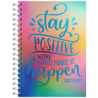 A5 Stay Positive 2022 Day a Page Diary image number 1