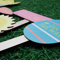 Wooden Easter Egg Hunt Signs