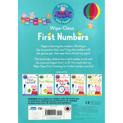 Peppa Pig: First Numbers Wipe-Clean Book image number 4