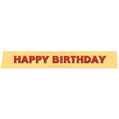 Toblerone Milk Chocolate 100g &ndash; Happy Birthday image number 1