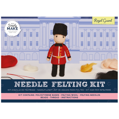 Simply Make: Royal Guard Needle Felting Craft Kit image number 1