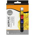 Daler Rowney Simply Acrylic Paint: Pack of 6 image number 1