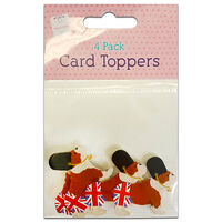 Great British Bulldog Card Toppers: Pack of 4