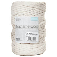 Trimits: Natural Cotton Macrame Cord 50m x 7mm