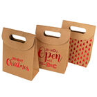 Christmas Mini Kraft Bags: Pack of 3 image number 2