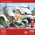 Thatched Cottage 500 Piece Jigsaw Puzzle image number 1