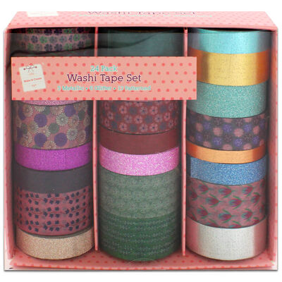 Flower Washi Tape: Pack of 24 image number 1