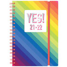 A5 Multicolour 2021-2022 Day a Page Diary image number 1
