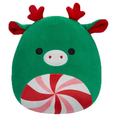 Zumir The Green Moose With Peppermint Swirl Squishmallows Plush image number 1