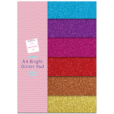 A4 Glitter Pad: Bright image number 1