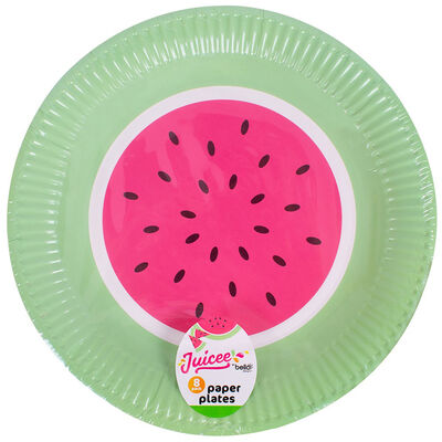 Watermelon Paper Plate: Pack of 8 image number 1