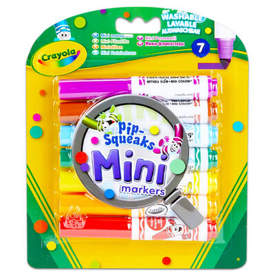 Crayola Pip Squeaks Mini Markers: Pack of 7 image number 1