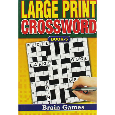 Large Print Crossword - Assorted By | The Works
