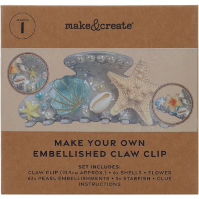 Make Your Own Embellished Claw Clip Kit image number 1