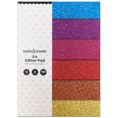 A4 Glitter Pad: Bright image number 1