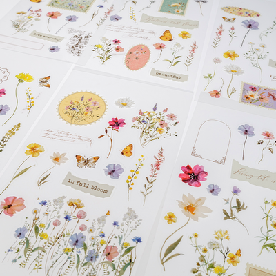 Wildflower Collection Clear Stickers: Pack of 100 image number 3