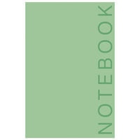 A5 Casebound Green Notebook