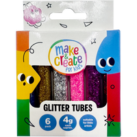 Glitter Tubes: Pack of 6