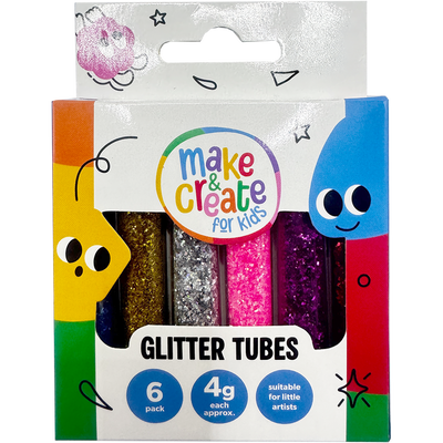 Glitter Tubes: Pack of 6 image number 1
