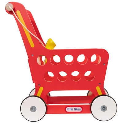 Little Tikes Wooden Shopping Trolley image number 2