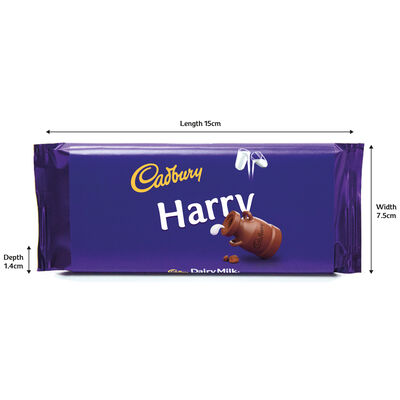 Cadbury Dairy Milk Chocolate Bar 110g - Harry image number 3