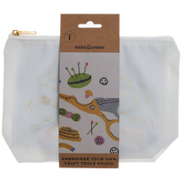 Embroider Your Own Craft Tools Pouch Kit