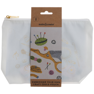 Embroider Your Own Craft Tools Pouch Kit image number 1