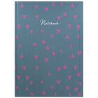 A4 Casebound Pink Triangle Notebook image number 1
