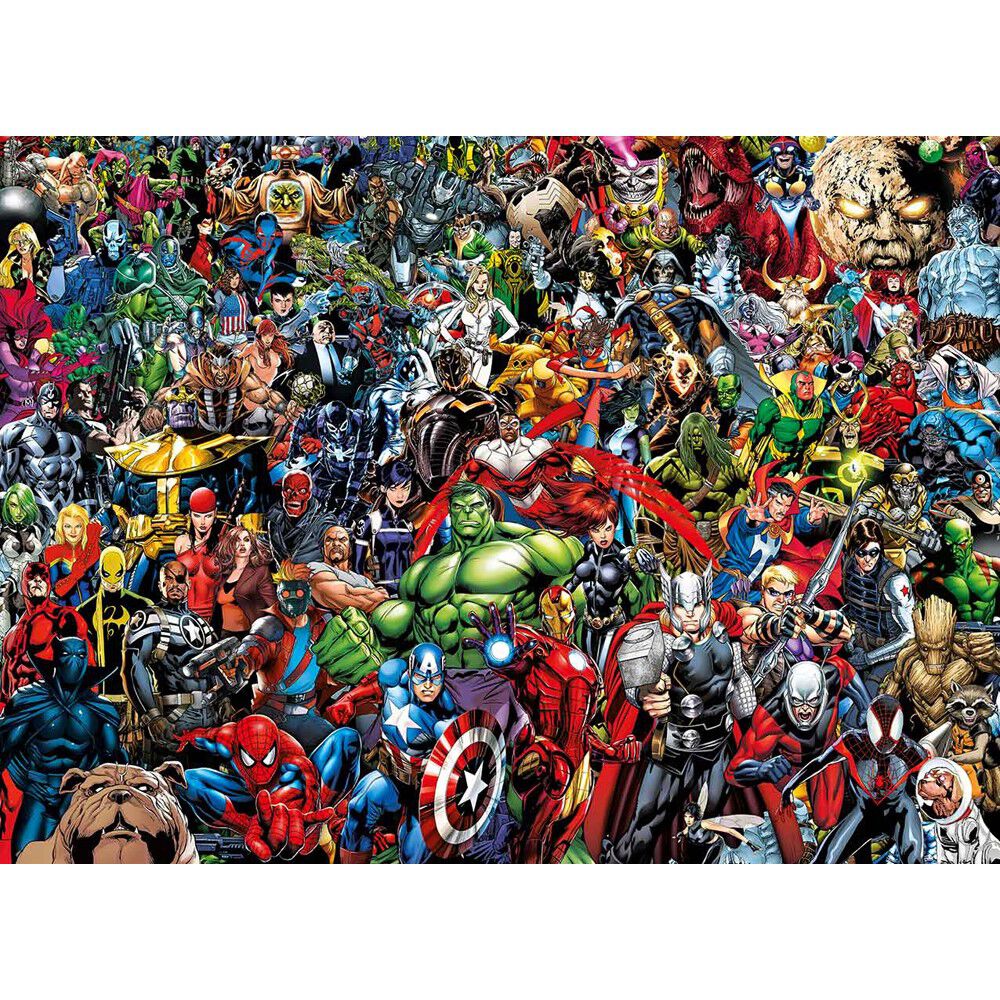 Iron Man Avengers Super Hero Marvel Comic Puzzle Jigsaw 1000 Kids Toys Play DIY 