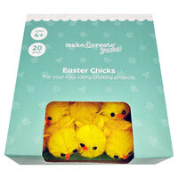 Easter Mini Fluffy Chicks: Pack of 20