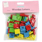 Multi-Coloured Wooden Letter Tiles: Pack of 100 image number 1