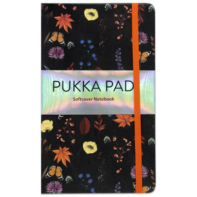 Pukka Pad Bloom Soft Cover Notebook: Black image number 1