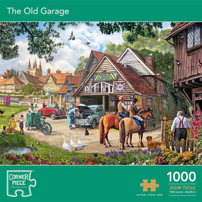 The Old Garage 1000 Piece Jigsaw Puzzle image number 1