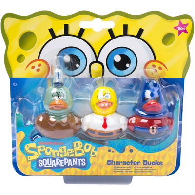 SpongeBob Sqaurepants Character Ducks: Pack of 3 image number 1
