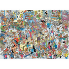 Jumbo Jan Van Haasteren At The Hair Dressers 1000 Piece Jigsaw Puzzle image number 3