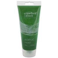 Crawford & Black Sap Green Acrylic Paint: 200ml