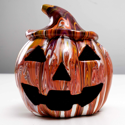 Halloween Marble Pumpkin Pouring Kit image number 2
