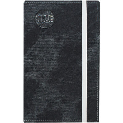 NU Grey Denim Slim Lined Notebook image number 1