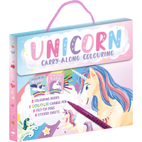 Unicorn Carry Along Colouring