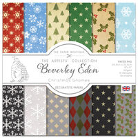 Christmas Gnomes Decorative Paper Pad: 8 x 8 Inches