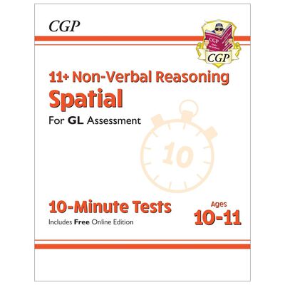 11+ GL 10-Minute Tests Non-Verbal Reasoning Spatial: Ages 10-11 image number 1