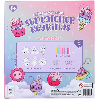 Make Your Own Suncatcher Keyrings Kit image number 2