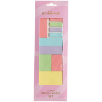 Pastel Sticky Note Set: Pack of 11