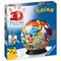 3D Pokemon Globe 72 Piece Jigsaw Puzzle