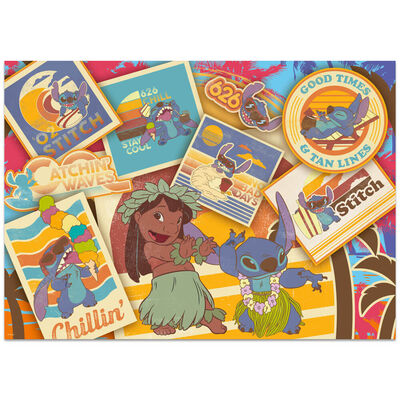 Retro Stitch 500 Piece Jigsaw Puzzle image number 2