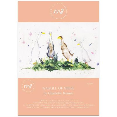 My Cross Stitch Kit: Gaggle of Geese image number 1