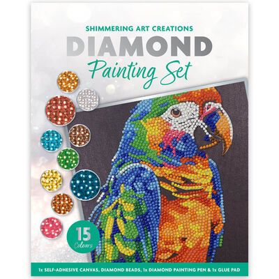 Diamond Painting Set: Parrot image number 1