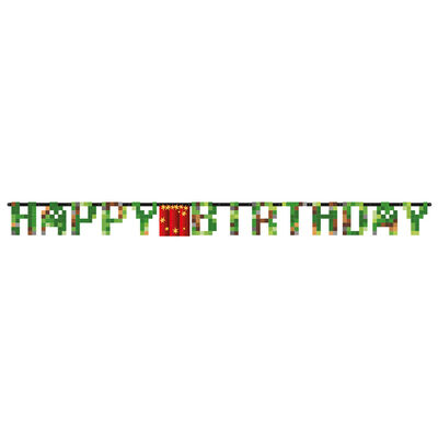 TNT Pixel Party Letter Banner Decoration image number 1