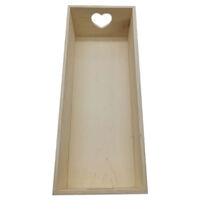 Wooden Heart Centrepiece Box