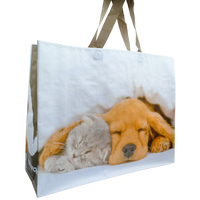 Kitten and Puppy Shopper Bag